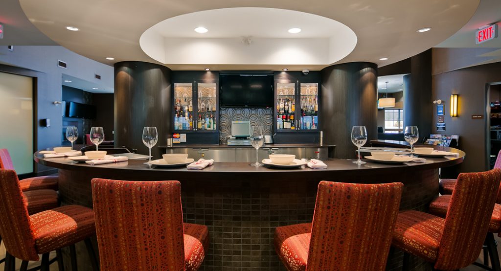 bar area of Liberty Lounge